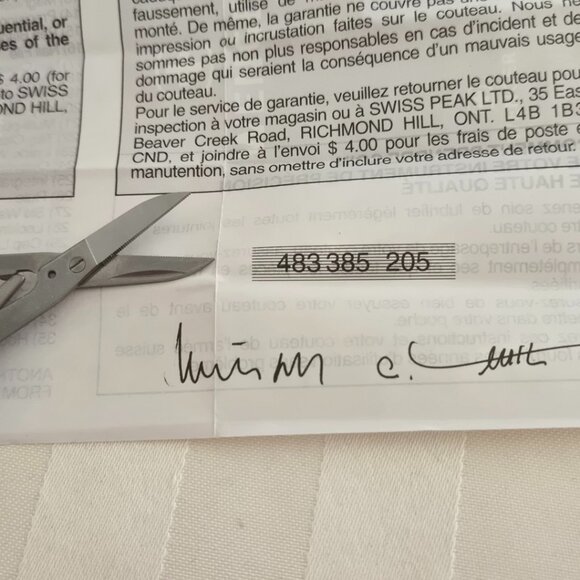 RARE !! Genuine Wenger Swiss Army Knife "President" 16928 - Picture 5 of 5